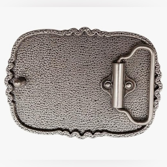 Silver Metal Cross Belt Buckle - Picture 4 of 5
